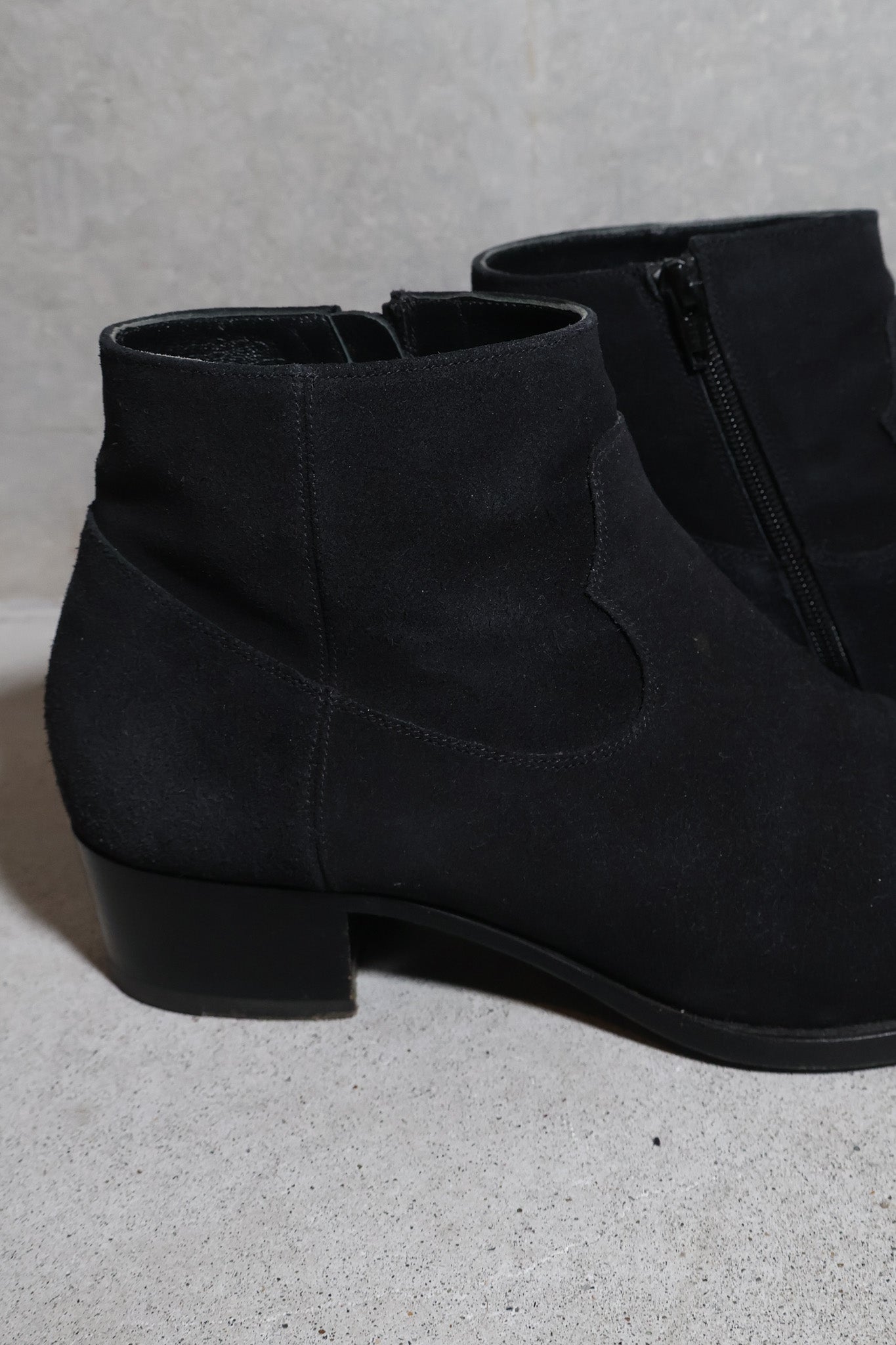 Saint Laurent Paris AW13 Suede Heeled Boots