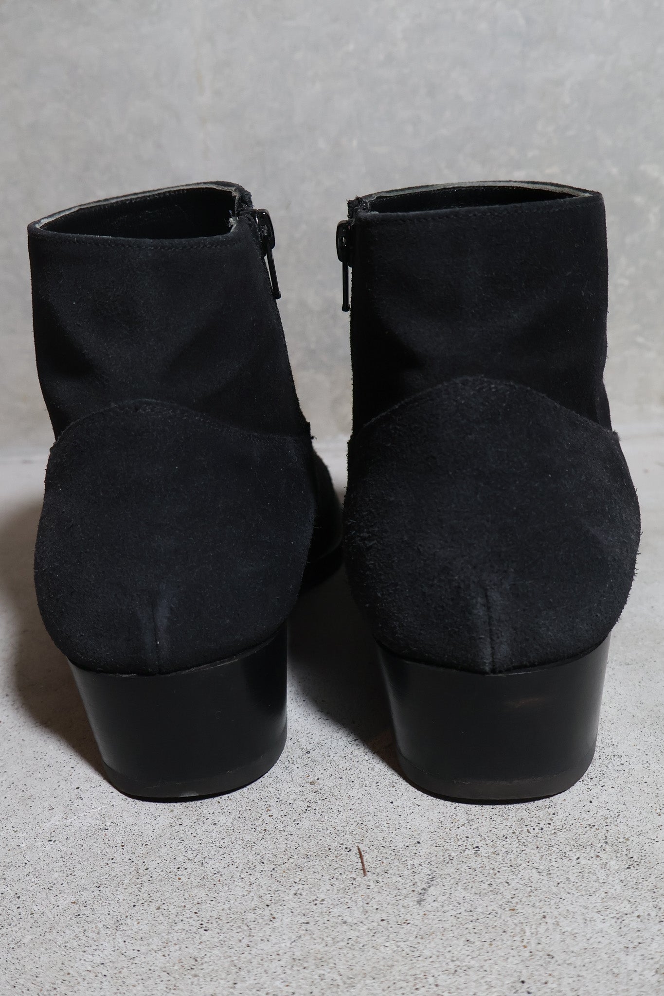 Saint Laurent Paris AW13 Suede Heeled Boots