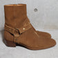 Saint Laurent Paris AW16 Suede Harness Wyatt Boots