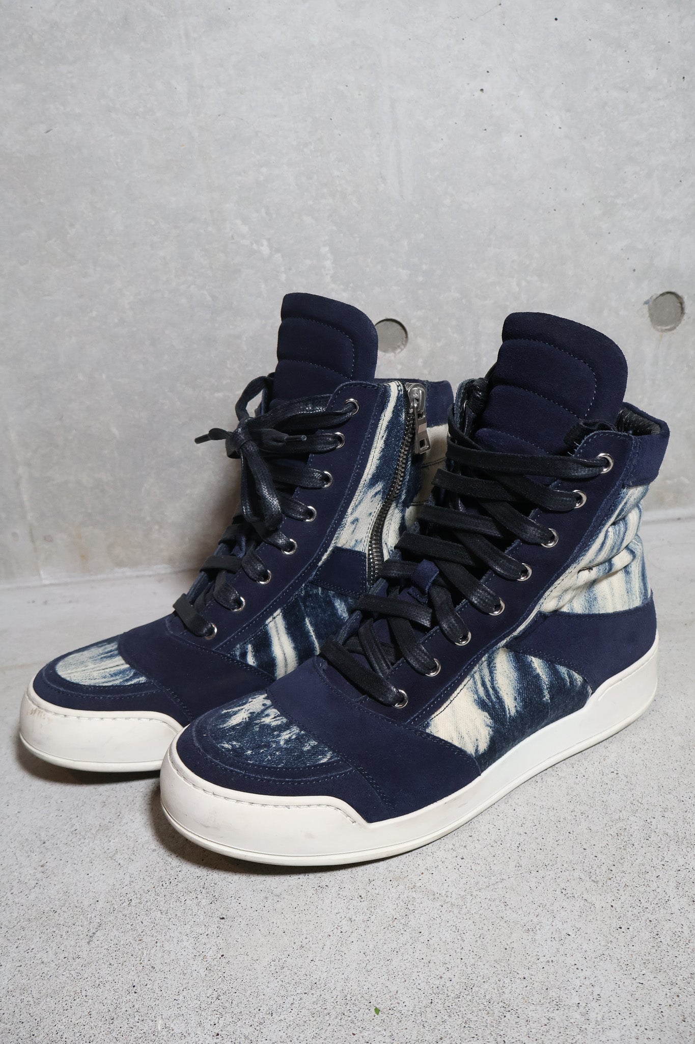 Balmain Blue Bleach Sneakers