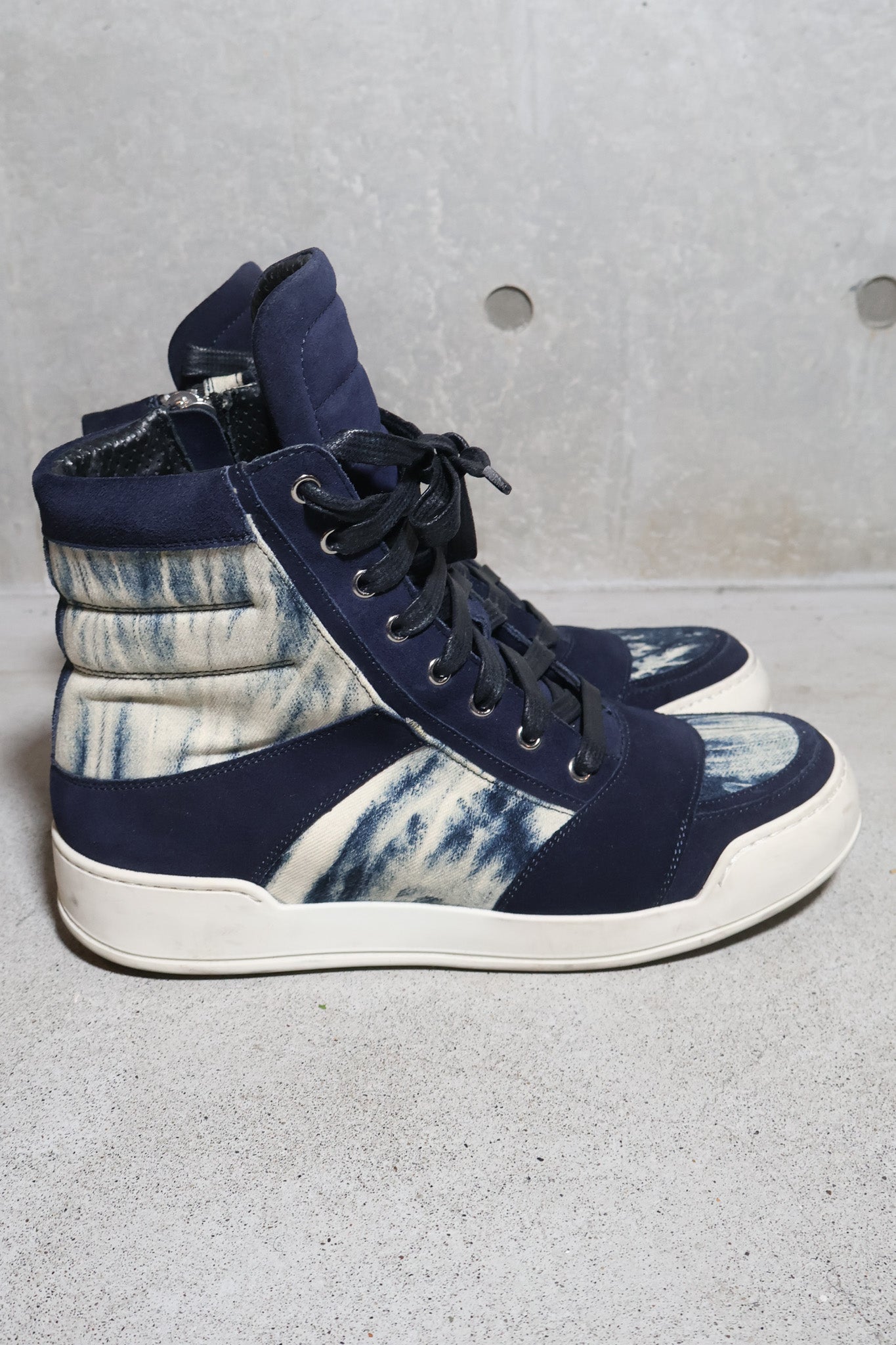 Balmain Blue Bleach Sneakers