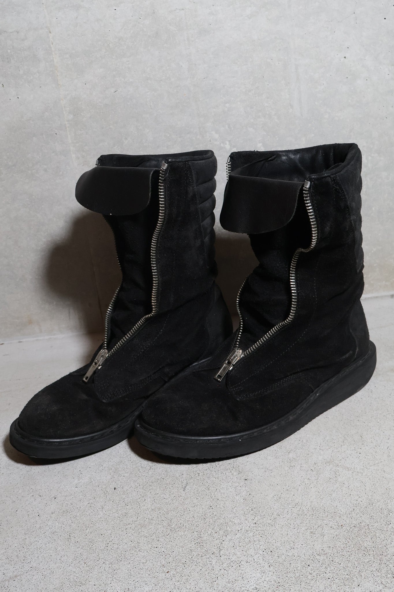 Rick Owens AW11 Limo Mohack Basket Boots