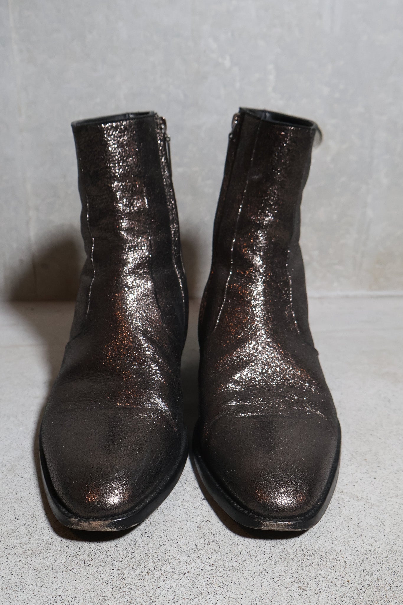 Saint Laurent AW16 Glitter Wyatt Boots