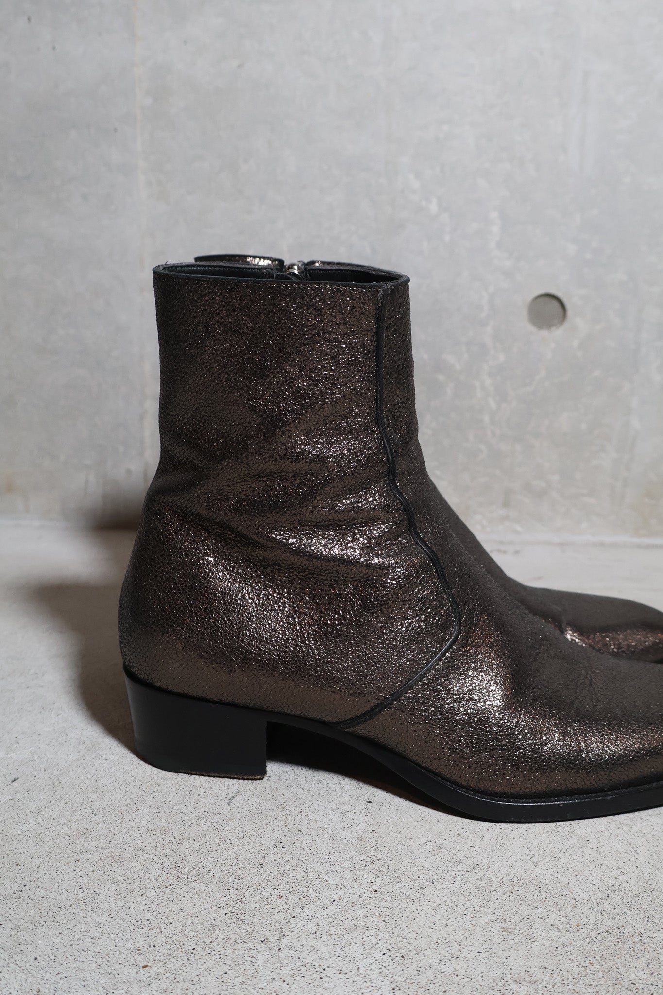 Saint Laurent AW16 Glitter Wyatt Boots