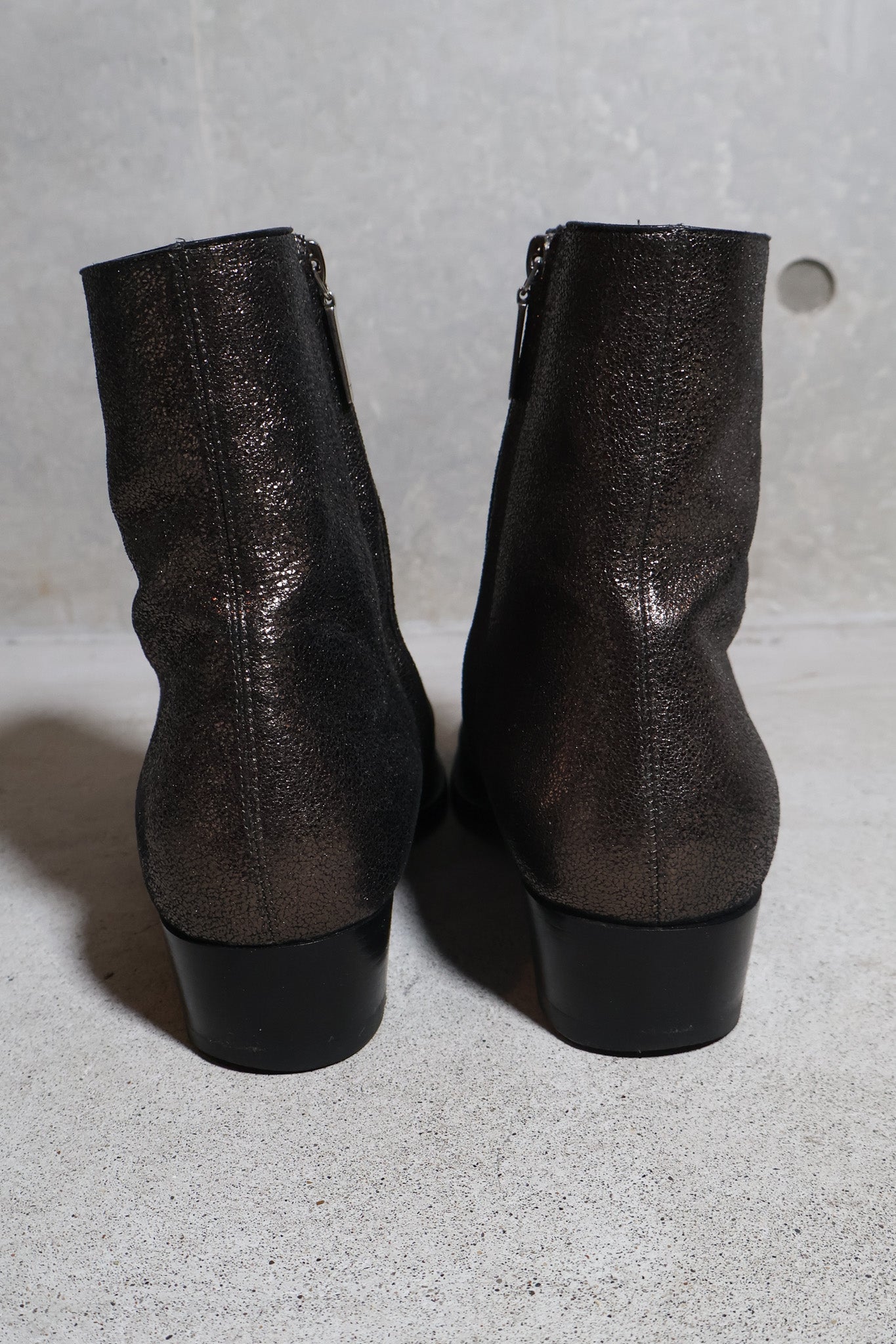 Saint Laurent AW16 Glitter Wyatt Boots