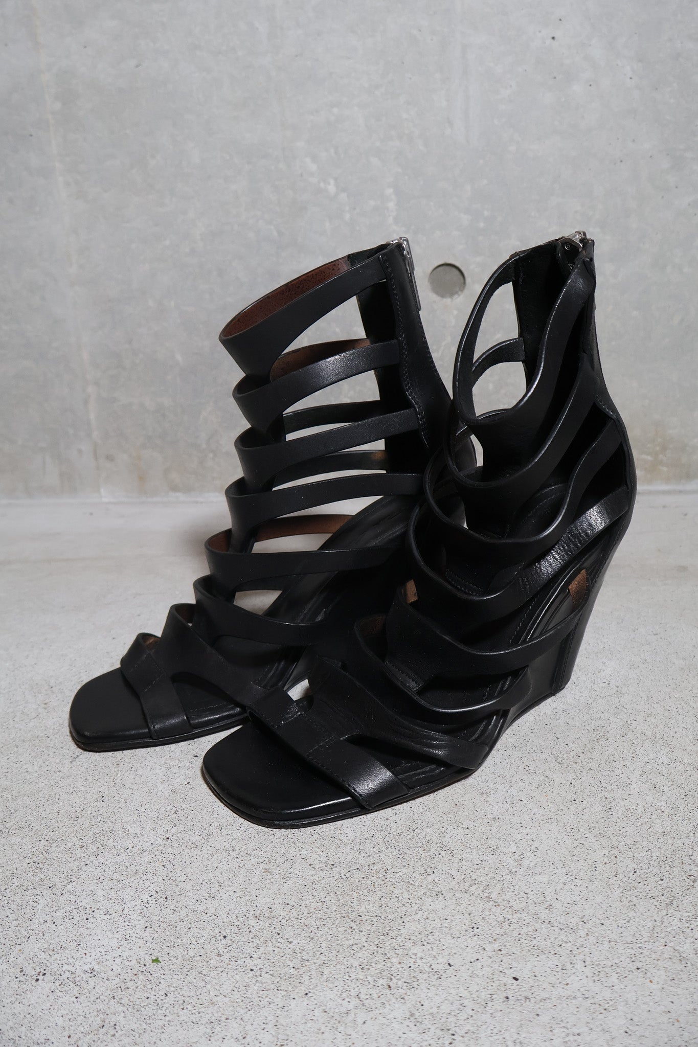 Rick Owens SS16 Wedge Heels