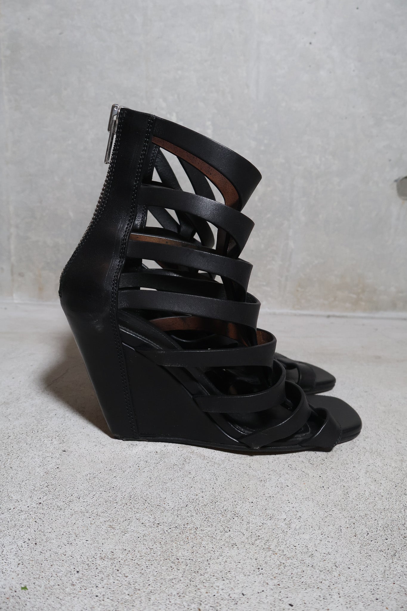 Rick Owens SS16 Wedge Heels
