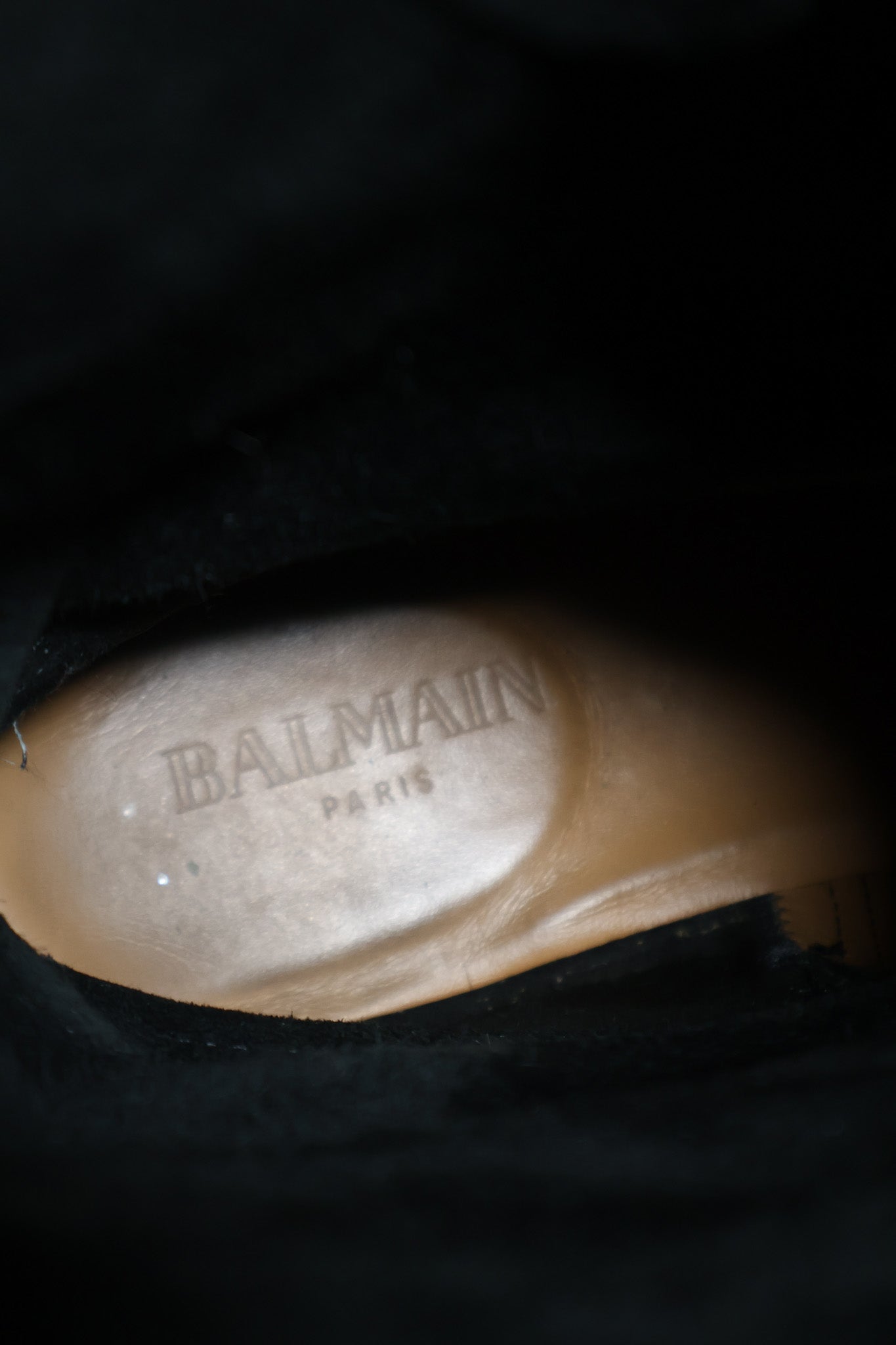 Balmain AW09 Campaign Engineer Boots