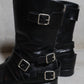 Balmain AW12 Campaign Buckled engineer boots Boots