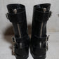 Balmain AW12 Campaign Buckled engineer boots Boots