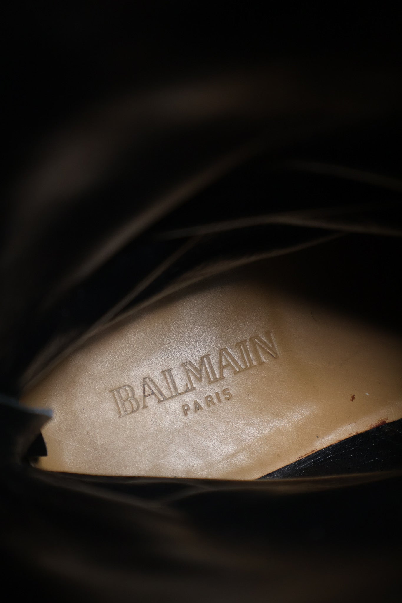 Balmain AW12 Campaign Buckled engineer boots Boots