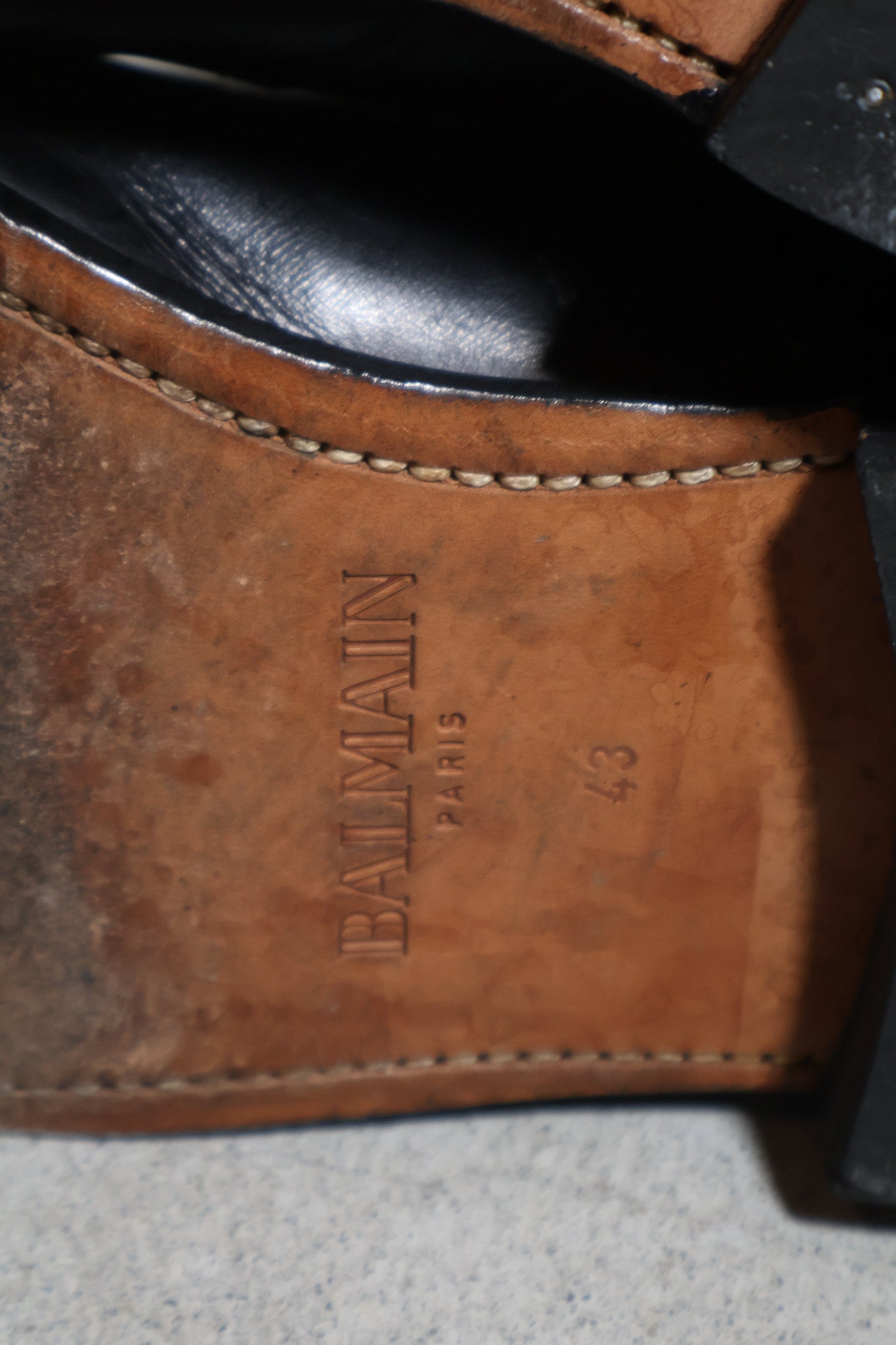 Balmain AW12 Campaign Buckled engineer boots Boots