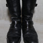 Balmain AW12 Campaign Buckled Shearling Engineer Boots