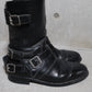 Balmain AW12 Campaign Buckled Shearling Engineer Boots