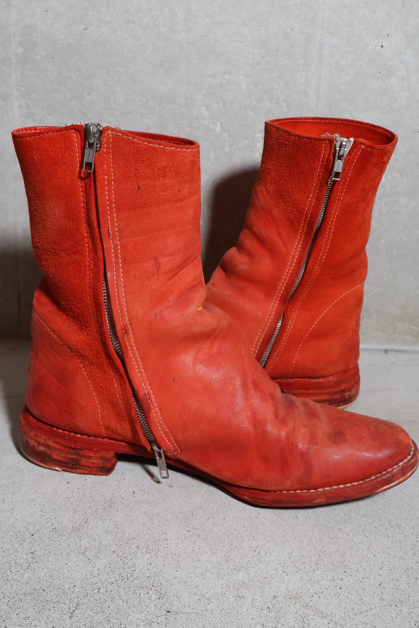 Carol Christian Poell Sidezip Boots
