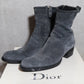 Dior Homme AW06 Suede Cuban Heel Western Boots