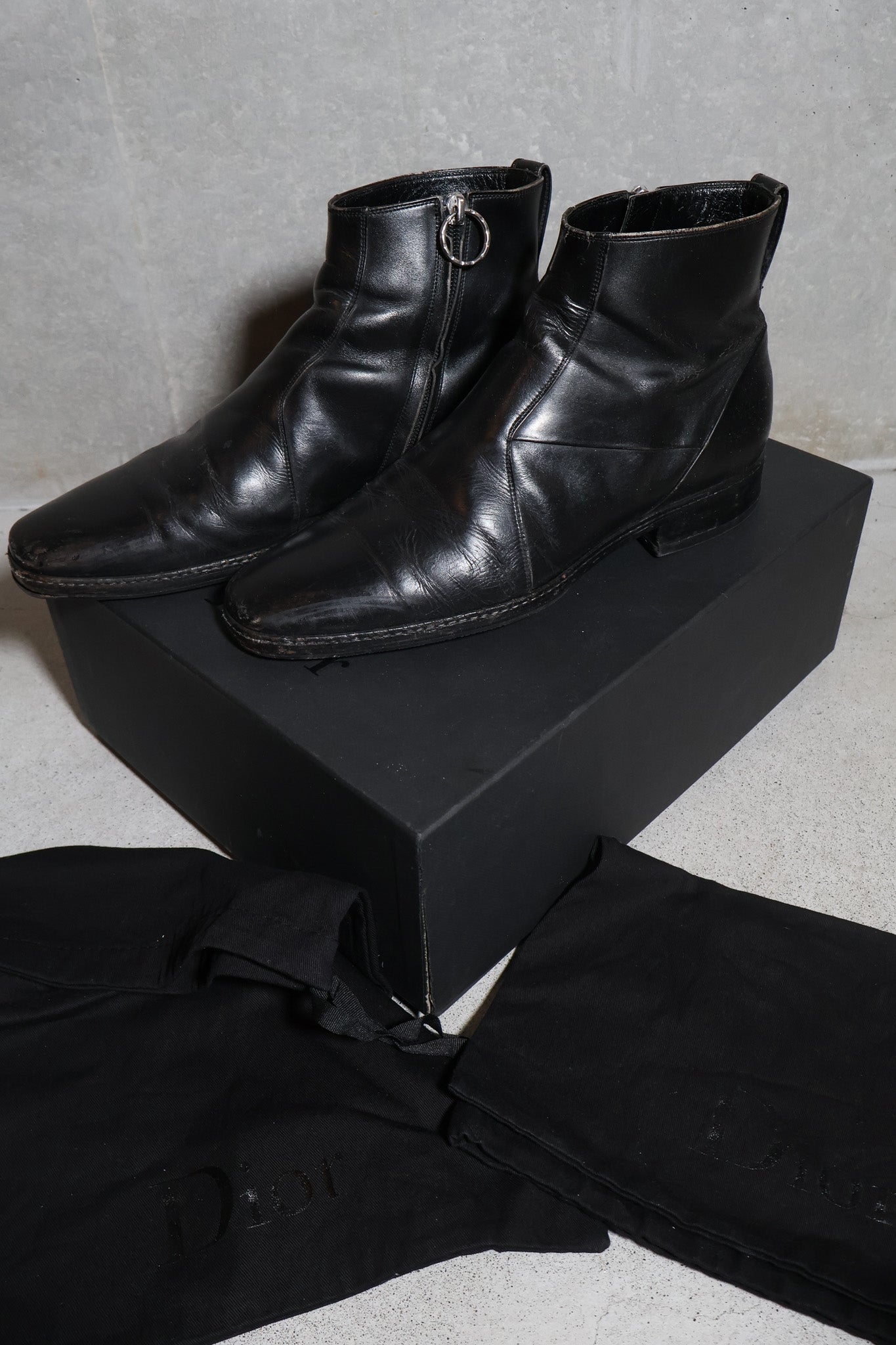 Dior Homme AW09 Ring Zipper Boots