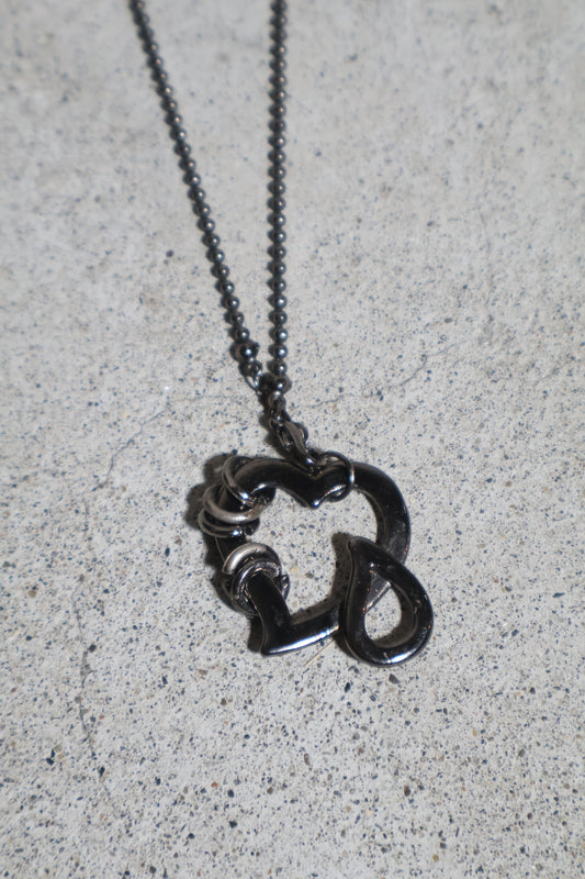 Number (N)ine AW03 Touch Me I'm Sick Crying Heart Necklace