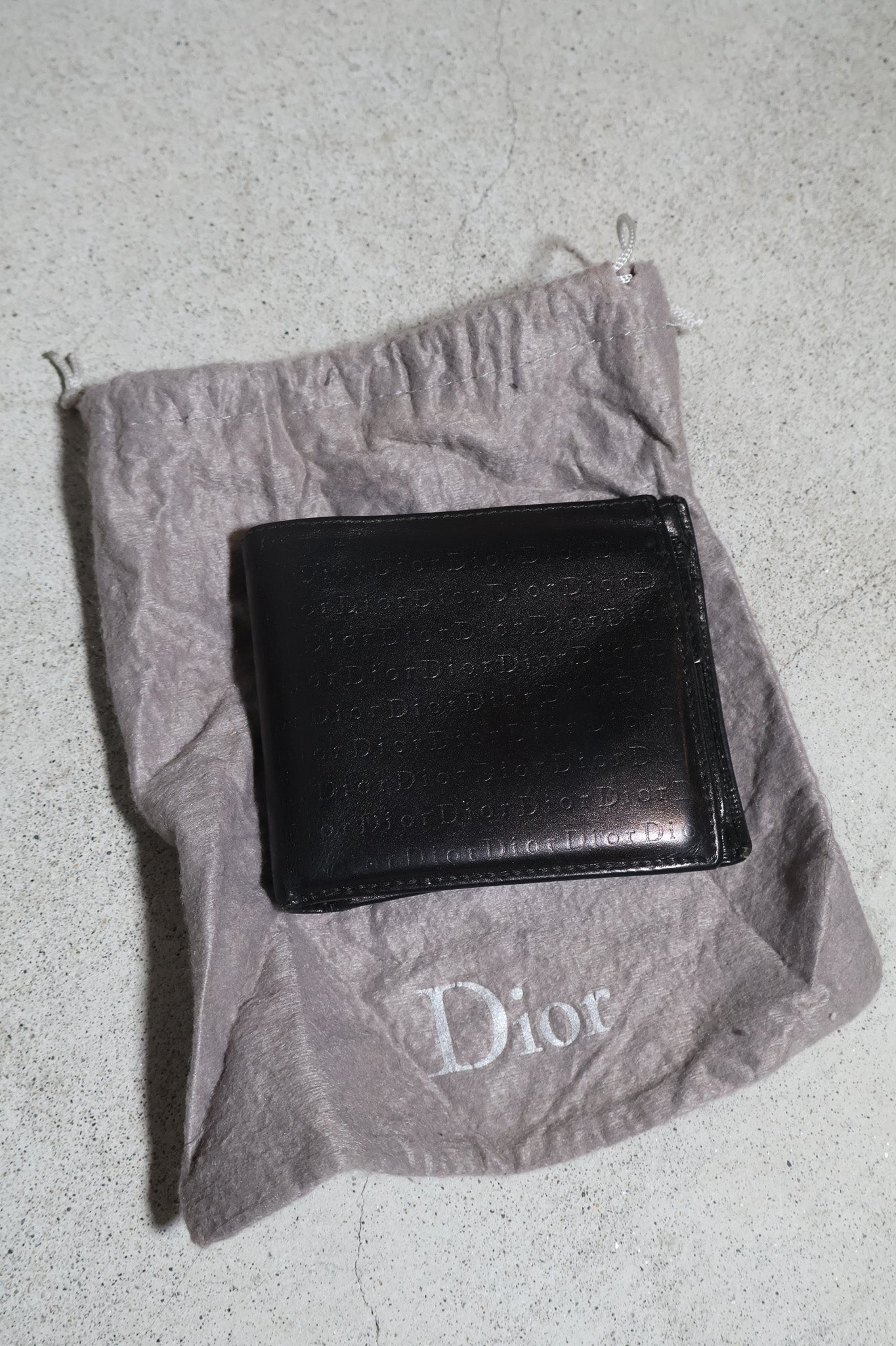 Dior Homme SS04 Monogram Leather Wallet