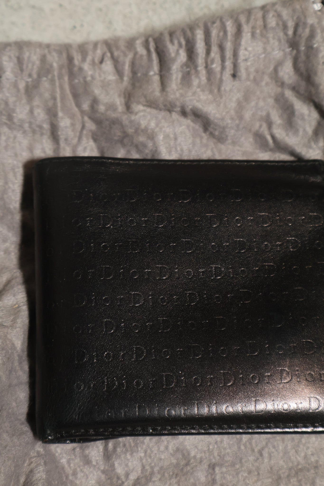 Dior Homme SS04 Monogram Leather Wallet