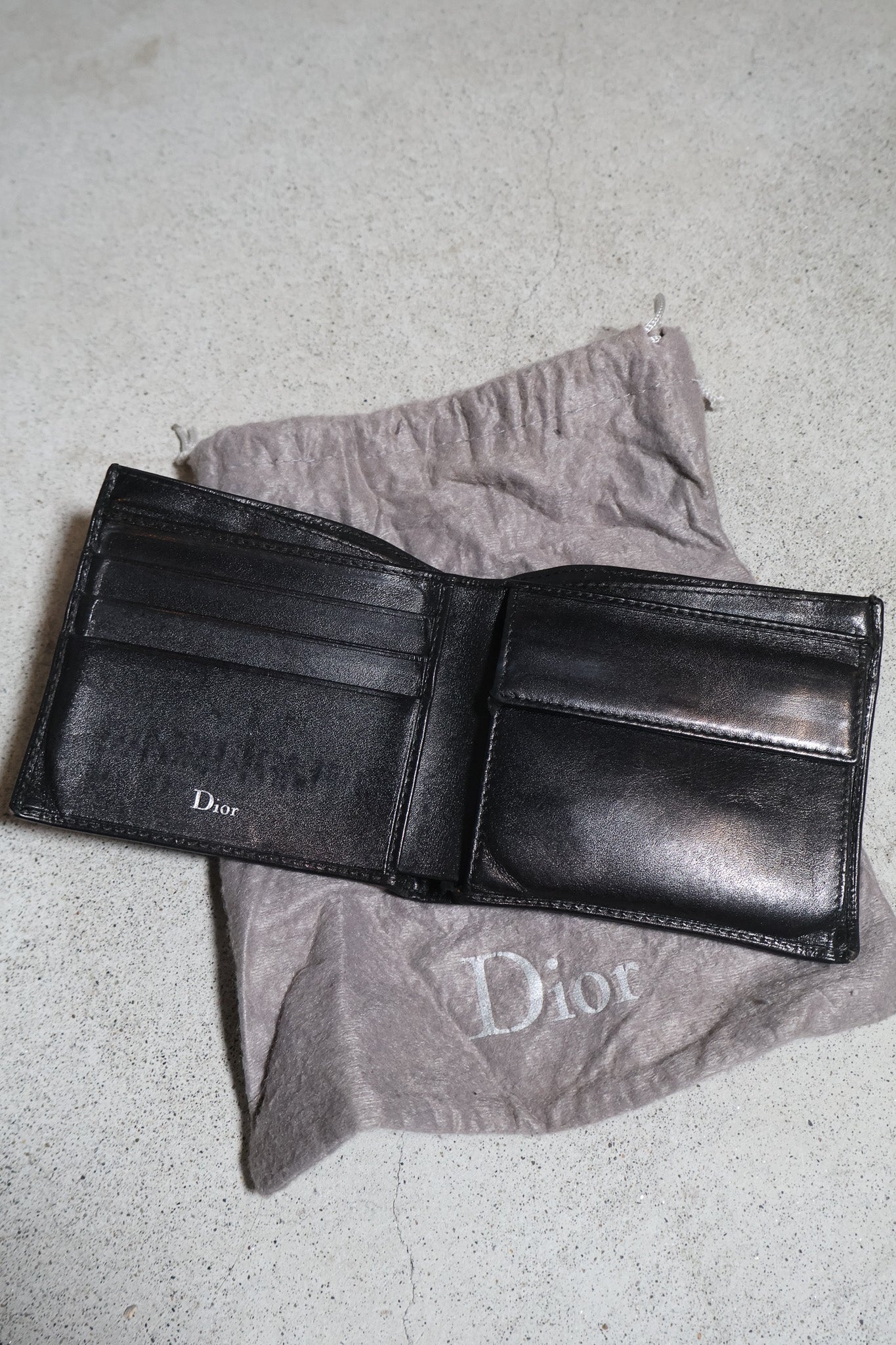 Dior Homme SS04 Monogram Leather Wallet