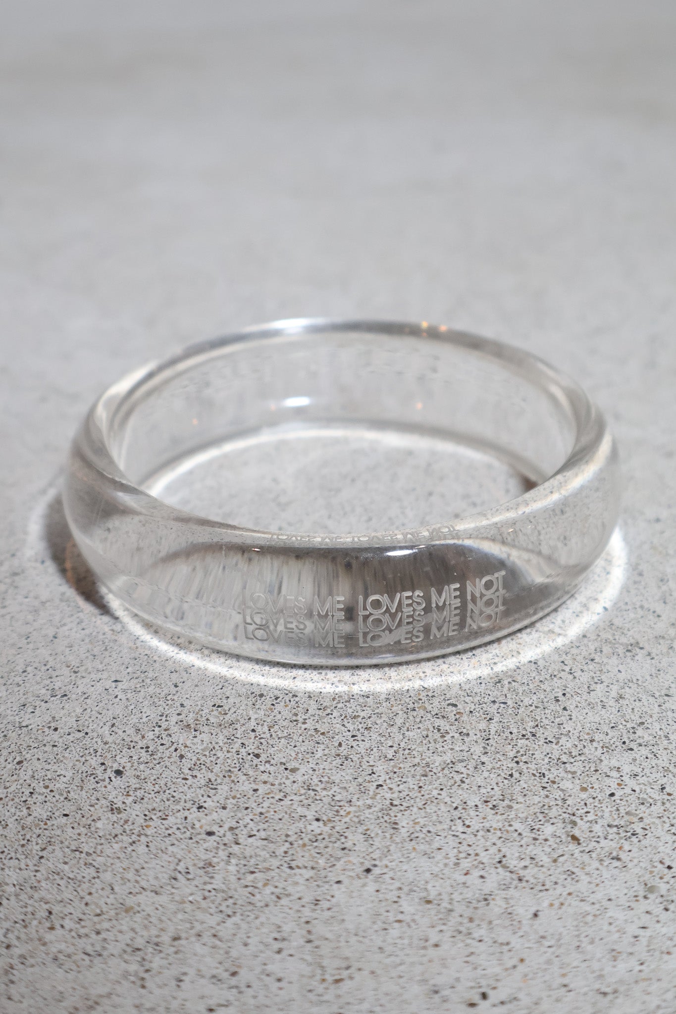 Dior Homme SS07 Runway Acrylic Bangle