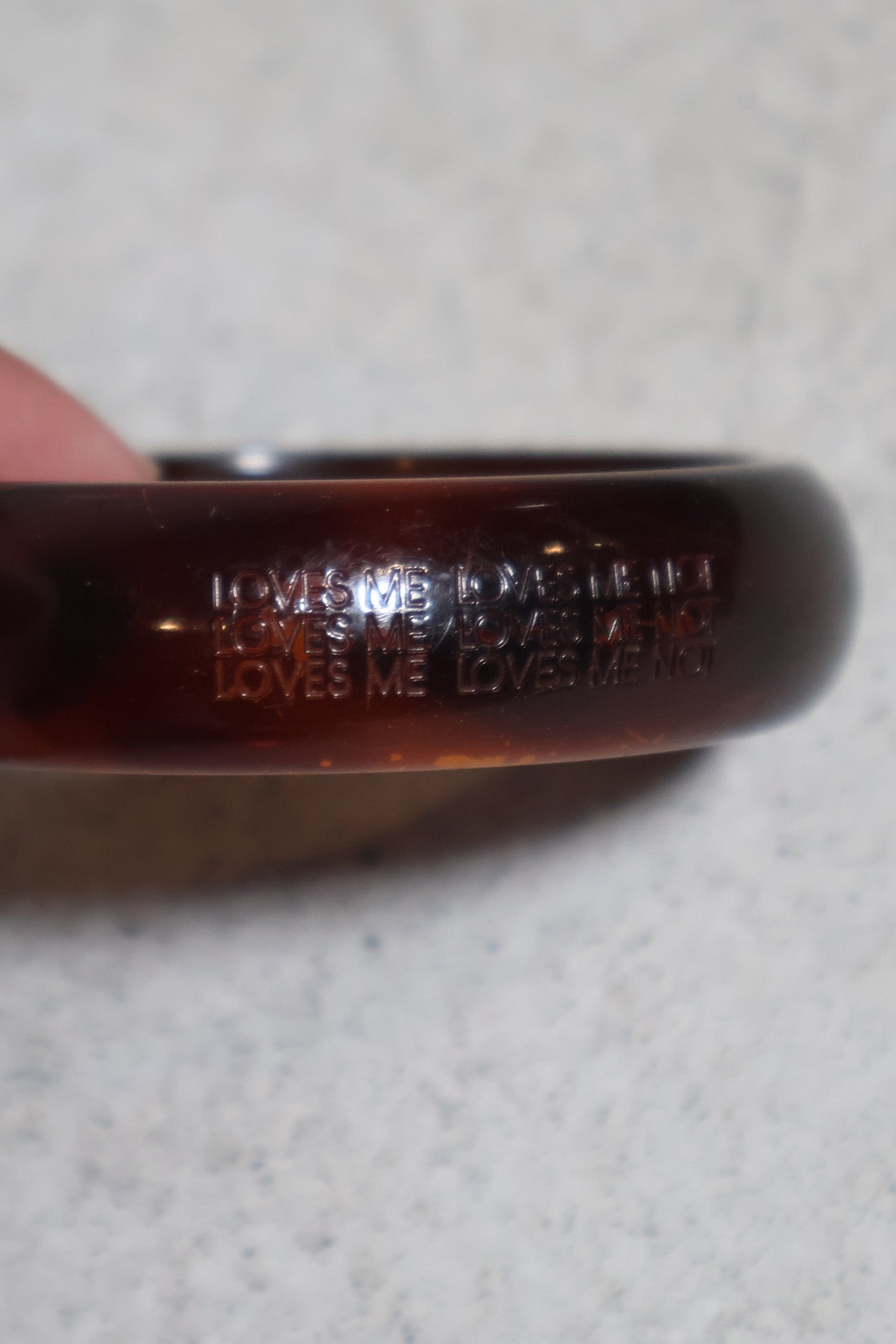 Dior Homme SS07 Runway Acrylic Bangle