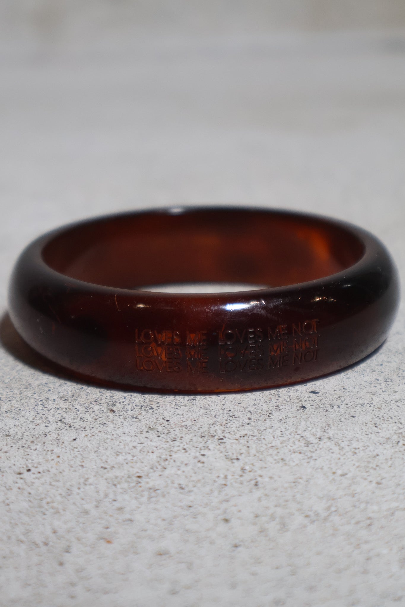 Dior Homme SS07 Runway Acrylic Bangle