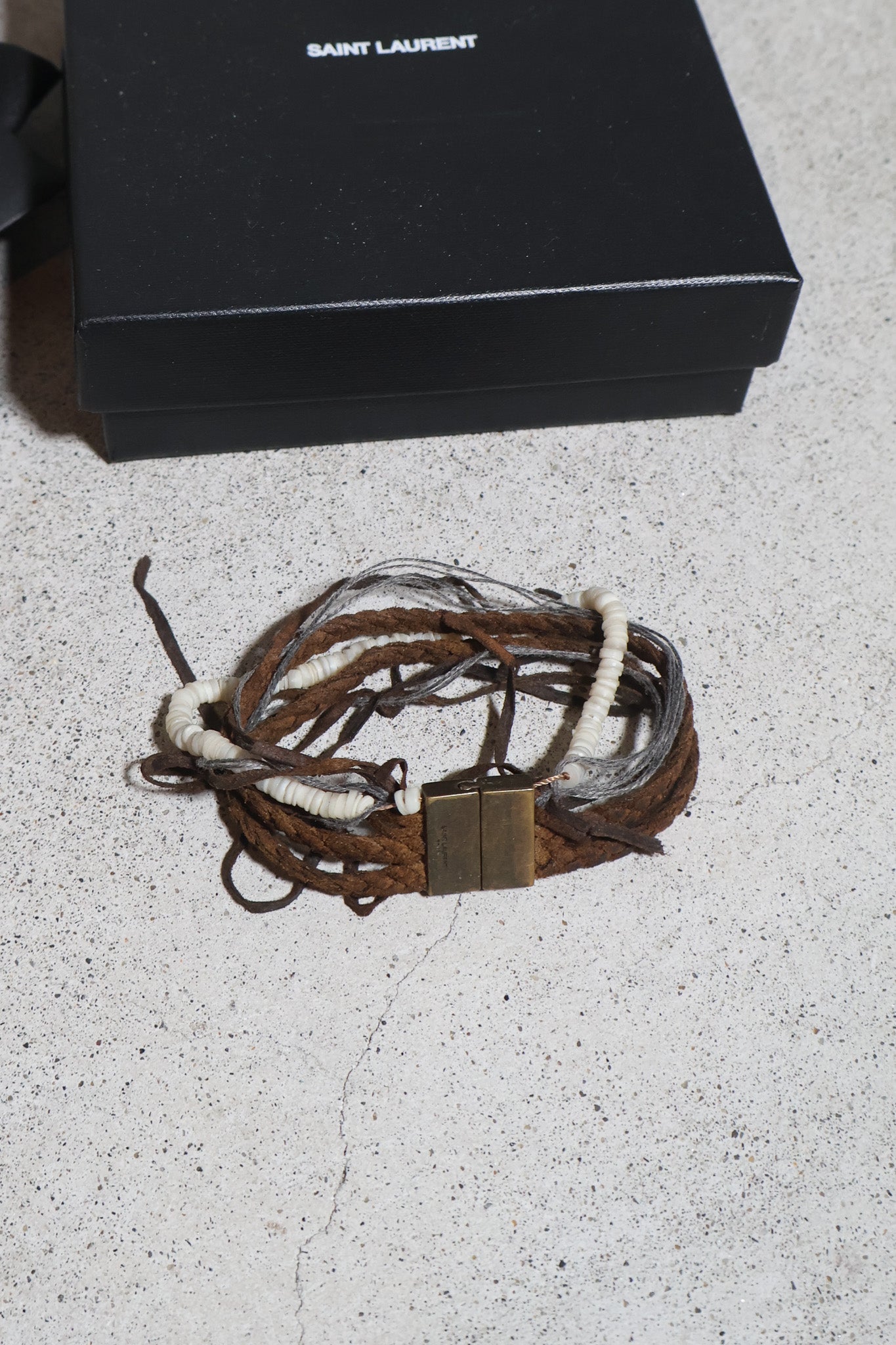 Saint Laurent SS21 Multi Band Rope Bracelet