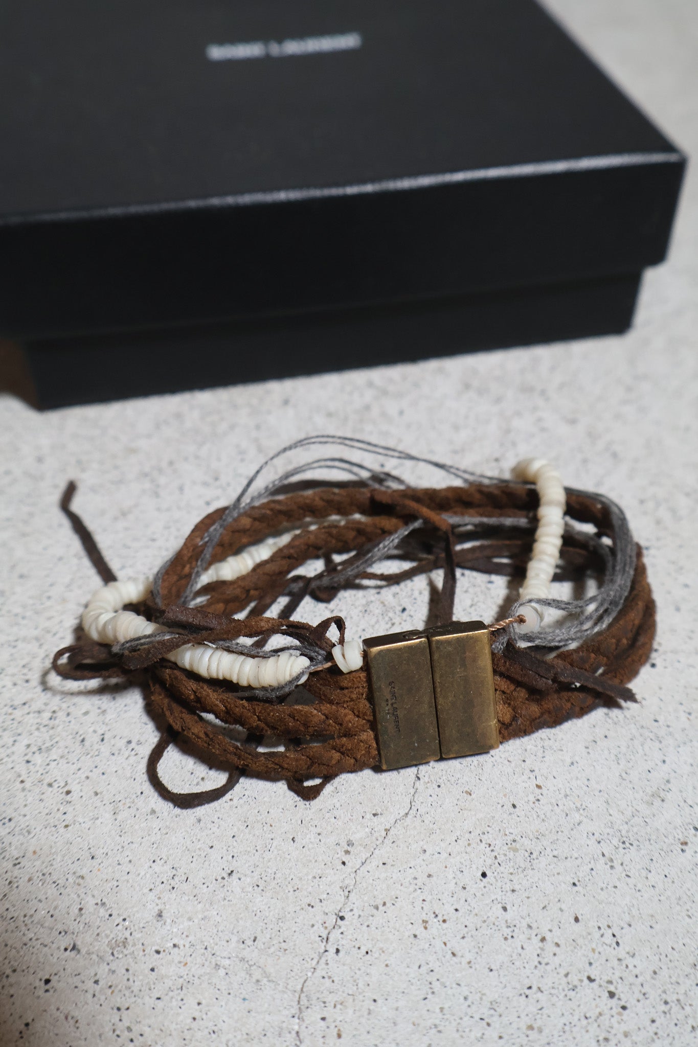 Saint Laurent SS21 Multi Band Rope Bracelet