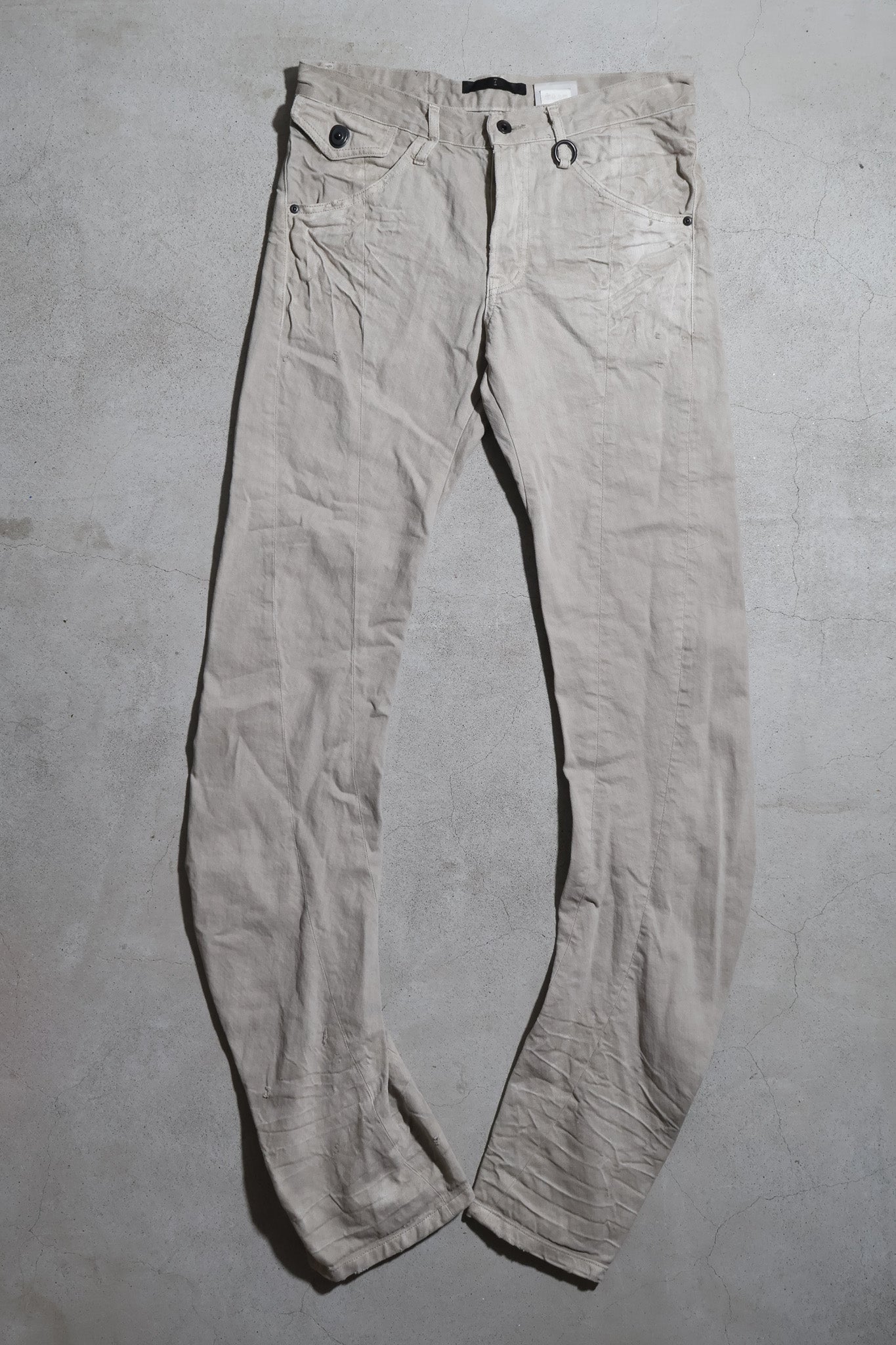 Julius SS09 Sand Wash Spiral Denim