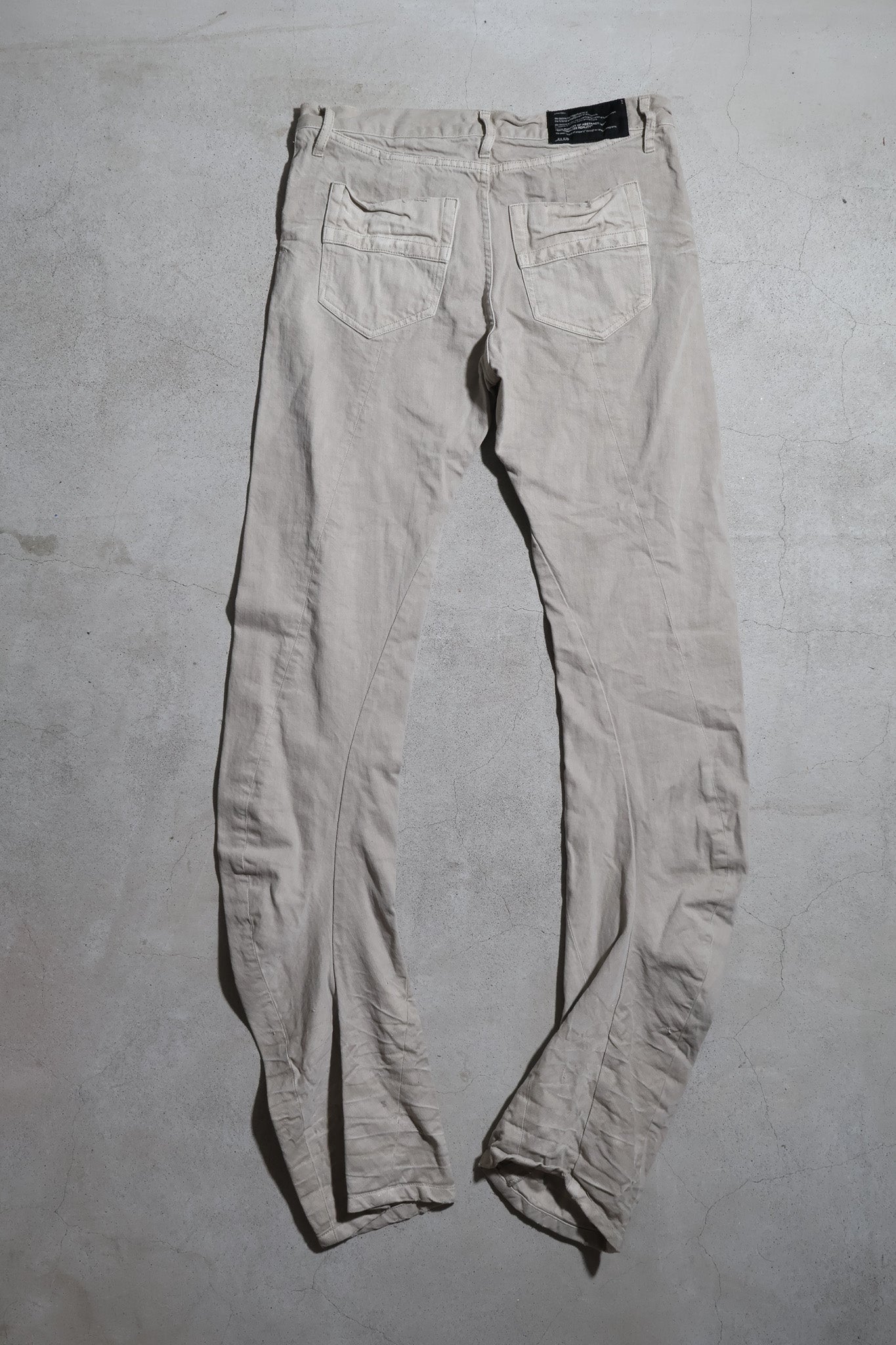 Julius SS09 Sand Wash Spiral Denim