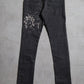 Hysteric Glamour Paint Splatter Crash Denim