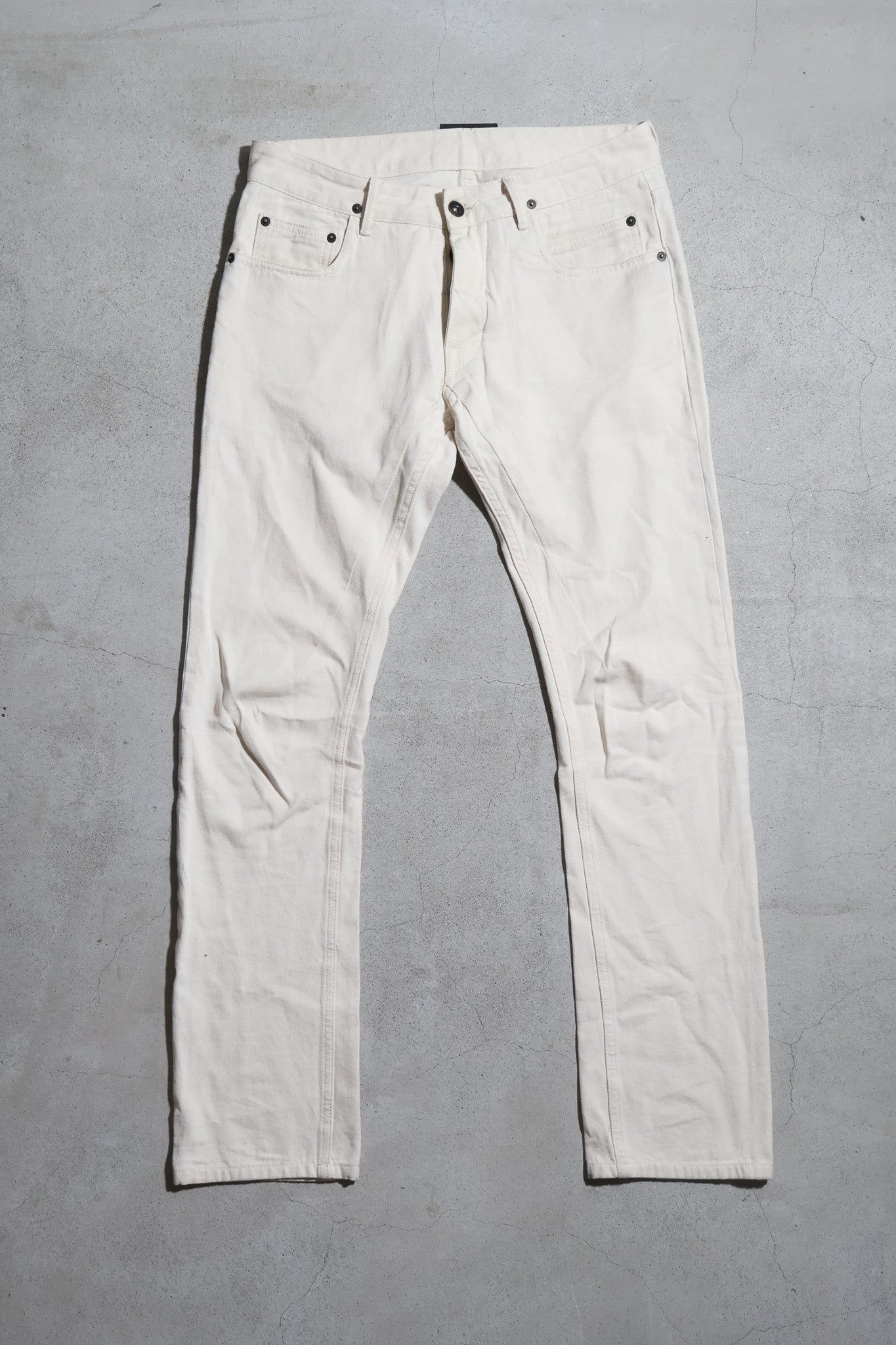 Rick Owens SS17 White Detroit Denim