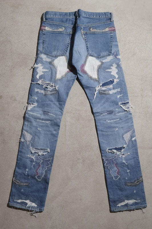 Vlone SS18 Blue Scab Denim