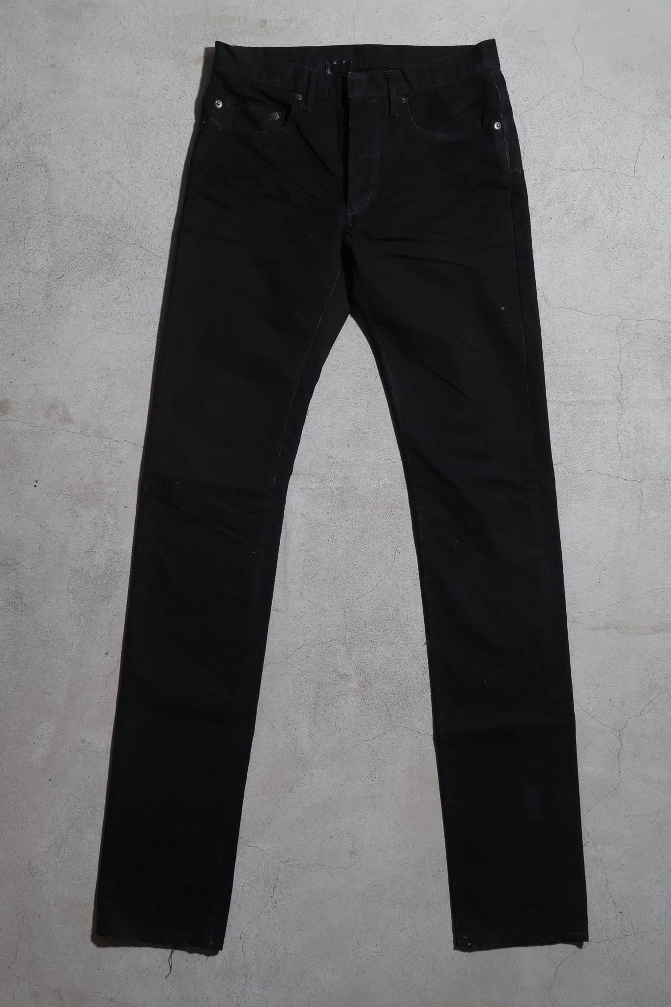 Dior Homme AW03 Luster Runway Black Clawmark Denim