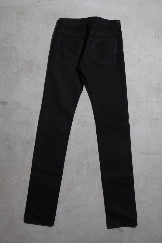 Dior Homme AW03 Luster Runway Black Clawmark Denim