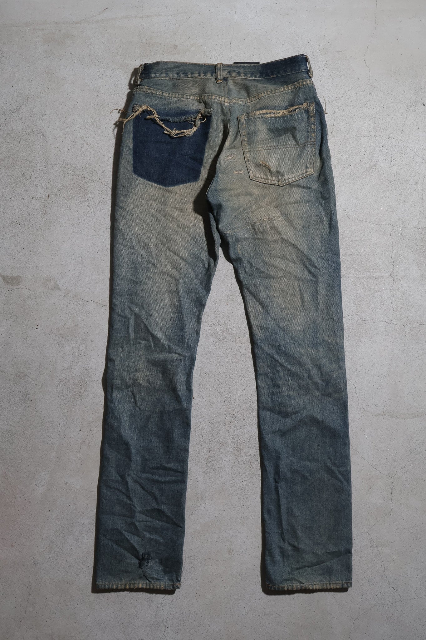 Undercover AW04 But Beautiful Red Yarn Denim