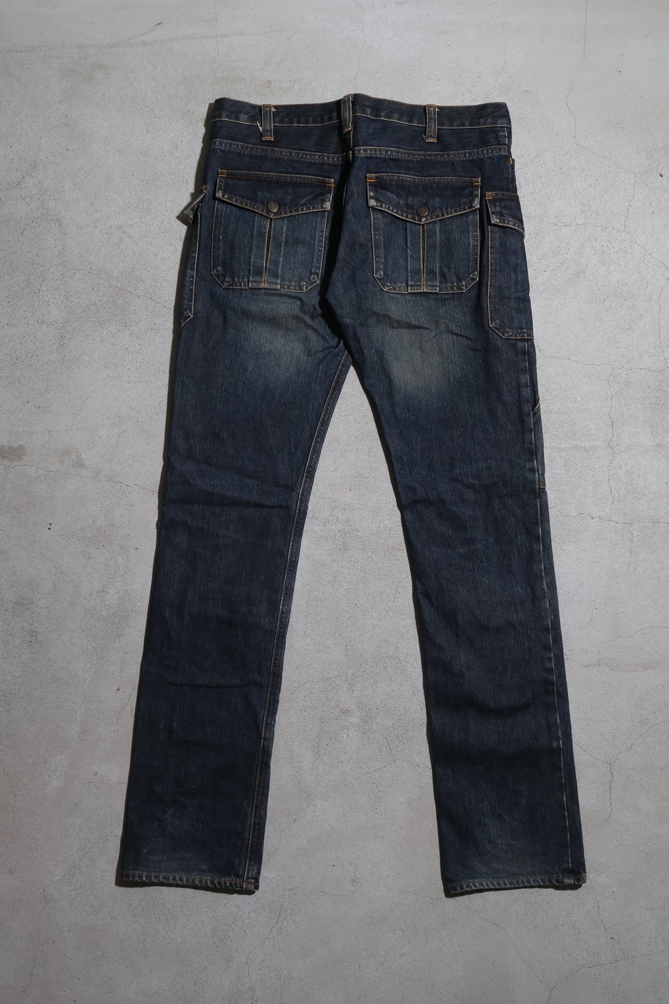 Undercover AW02 Witches Cell Division Multi Zipper Cargo Denim