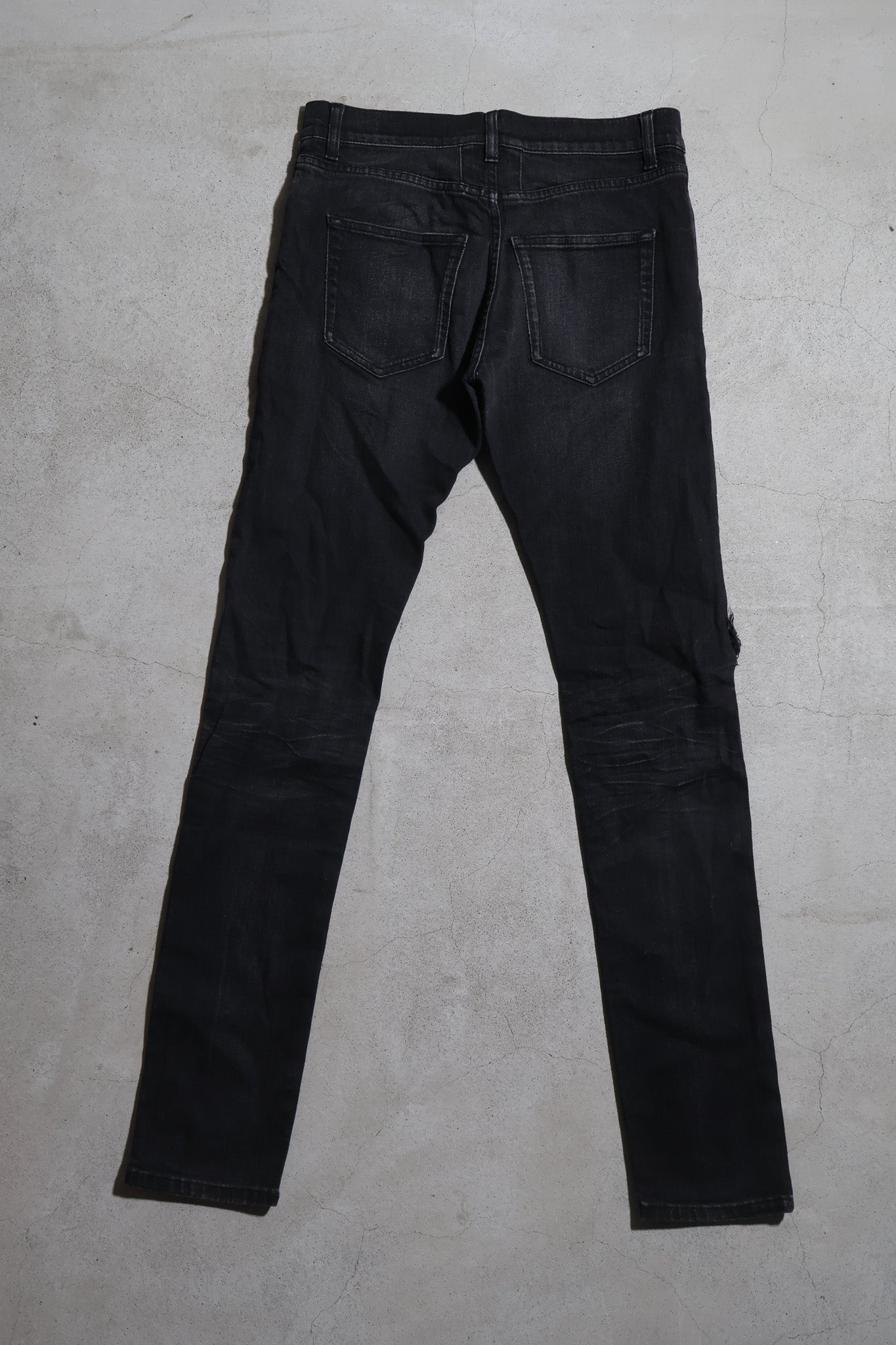 Saint Laurent AW16 Knife Cut Denim