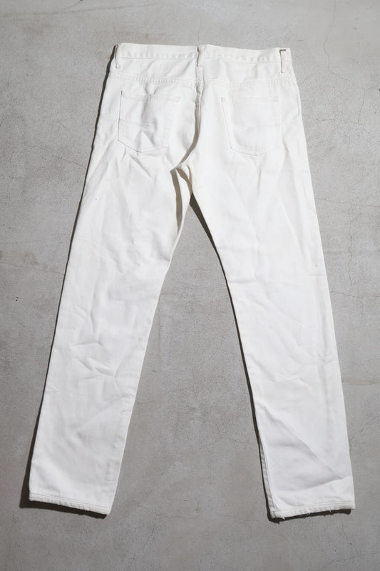 Dior homme SS05 Runway White Whiskered Denim