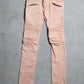 Balmain SS12 Pink Biker Denim