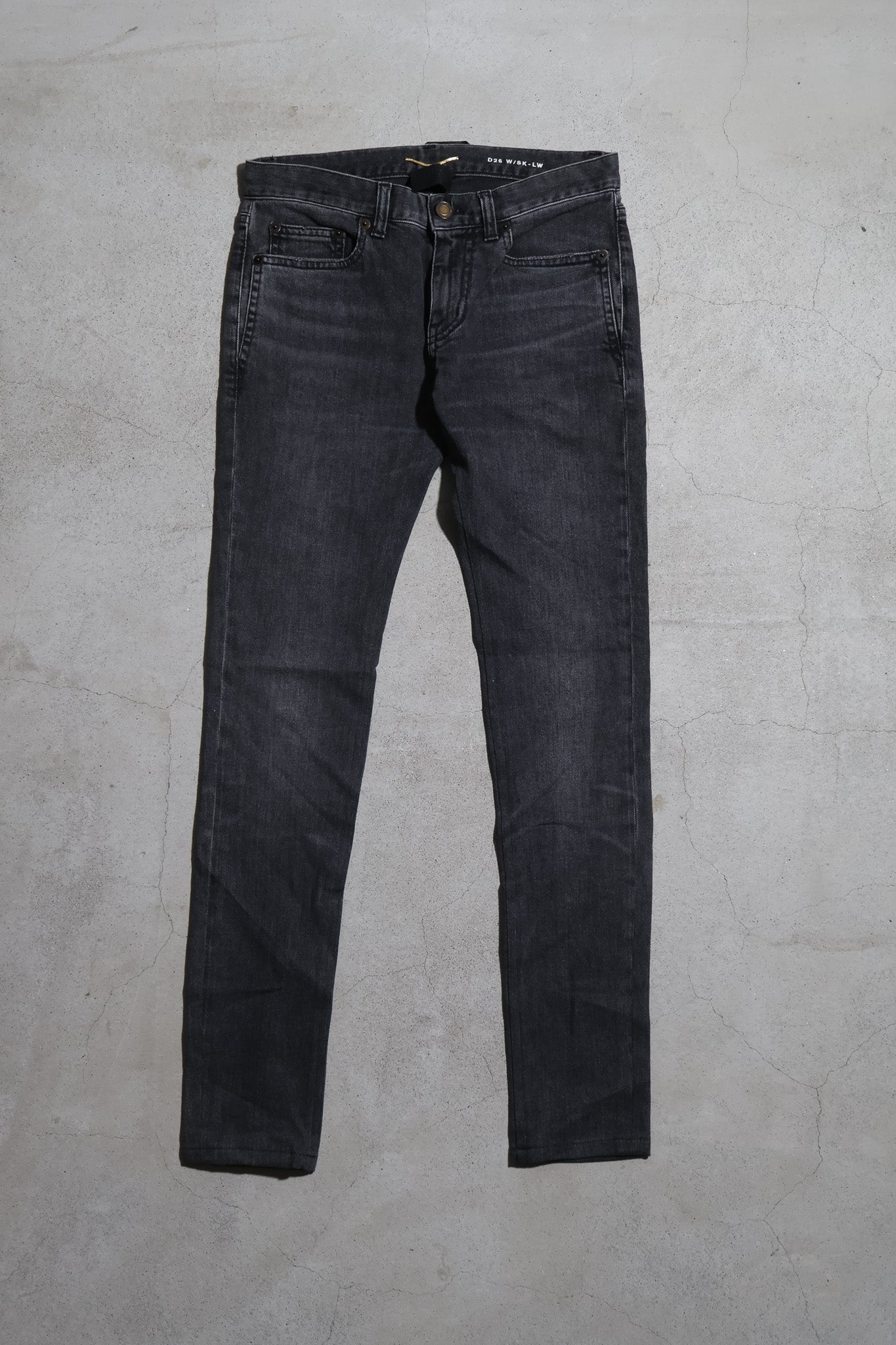 Saint Laurent AW19 D26 Washed Denim