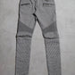 Balmain AW14 Houndstooth Biker Denim
