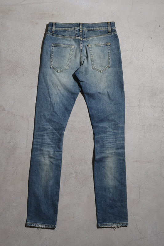 Saint Laurent SS17 Studded Distressed D02 Denim