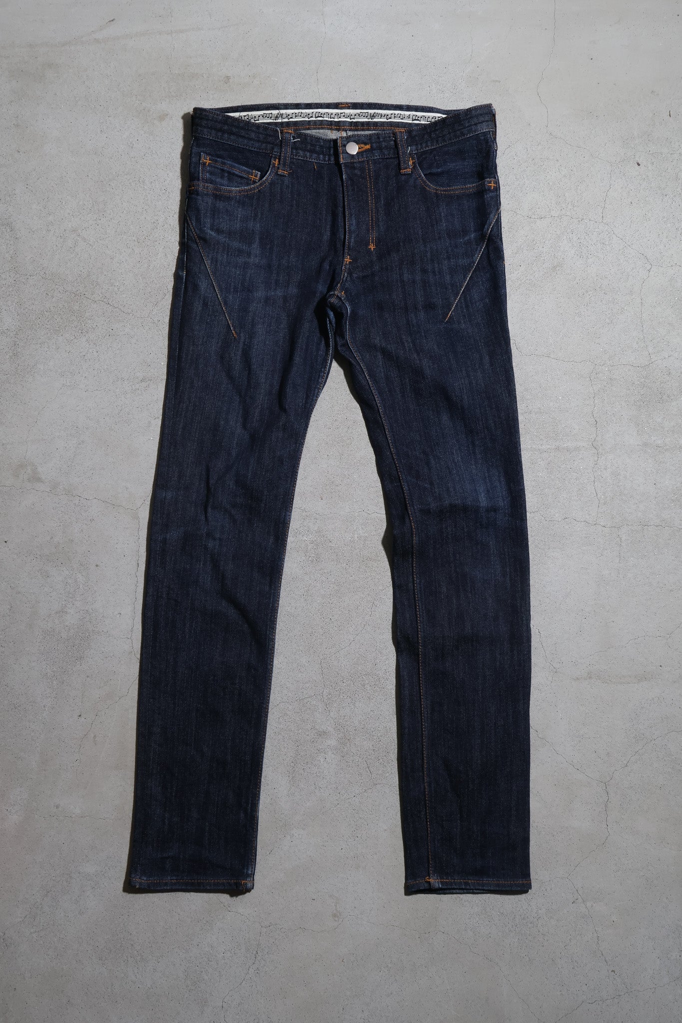 Number (N)ine AW08 Pain Darted Denim