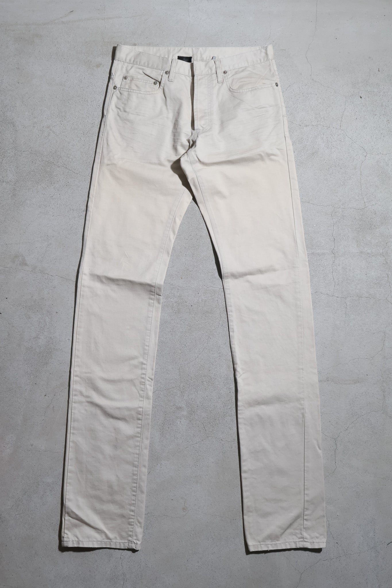 Dior Homme SS05 Runway White Whiskered Denim