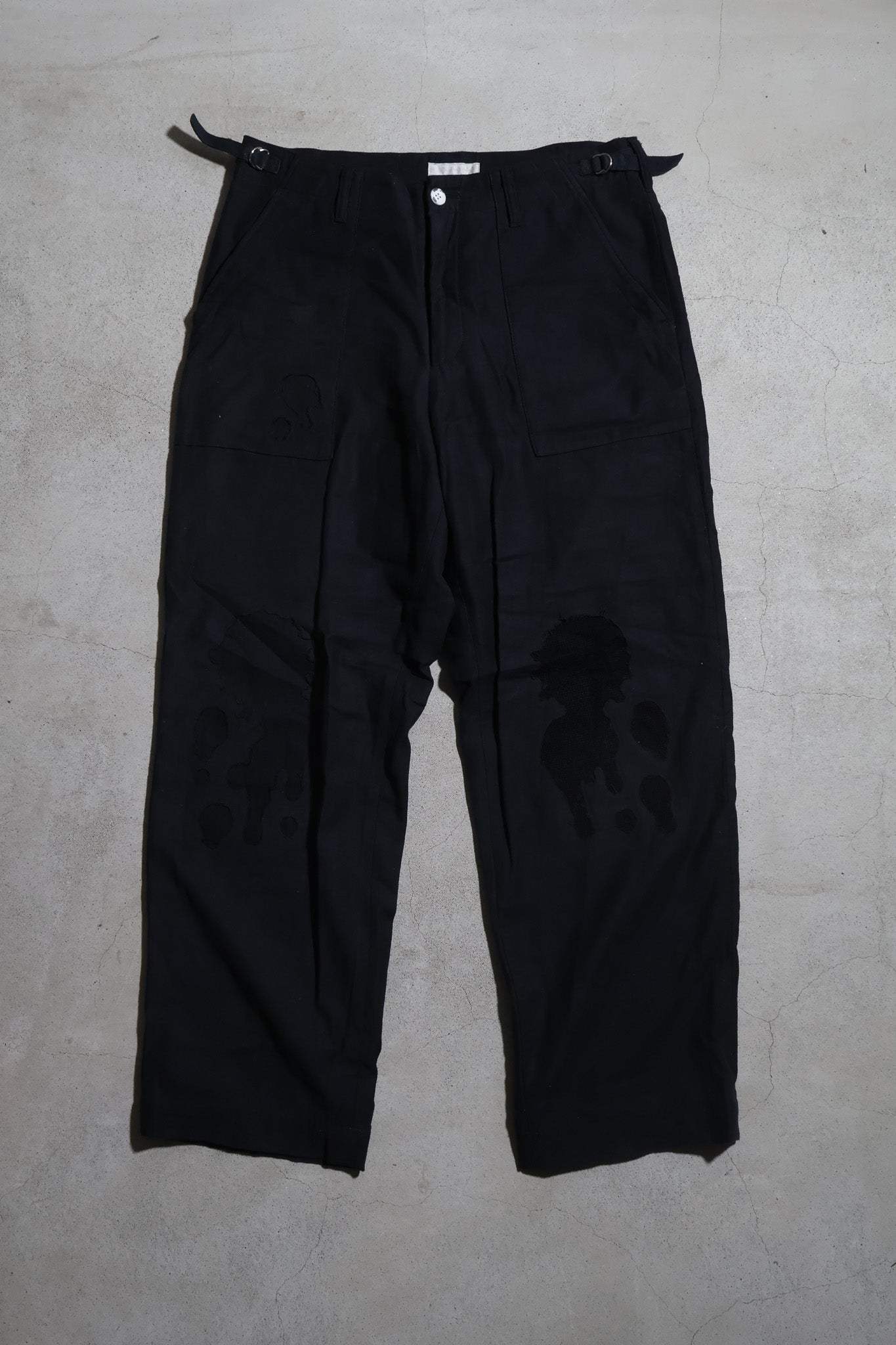 Number (N)ine SS02 Paint Splatter Parachute Pants
