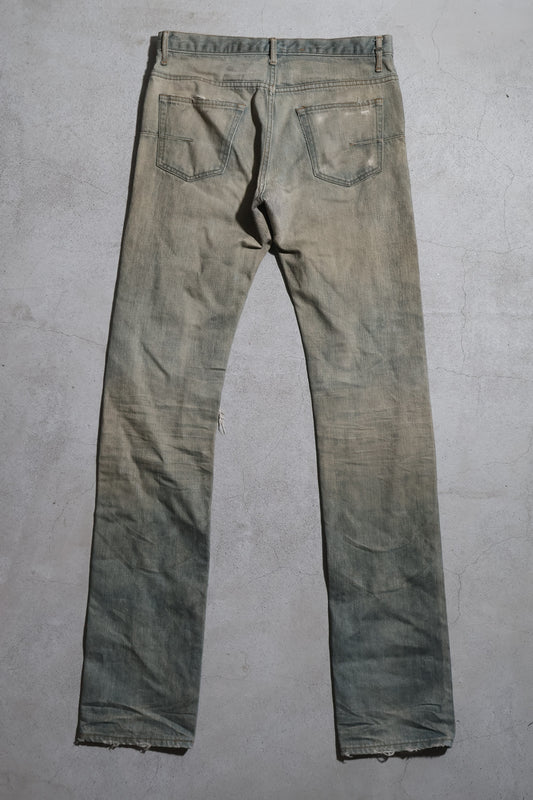 Dior Homme SS04 Dirty Bleu Clair Denim