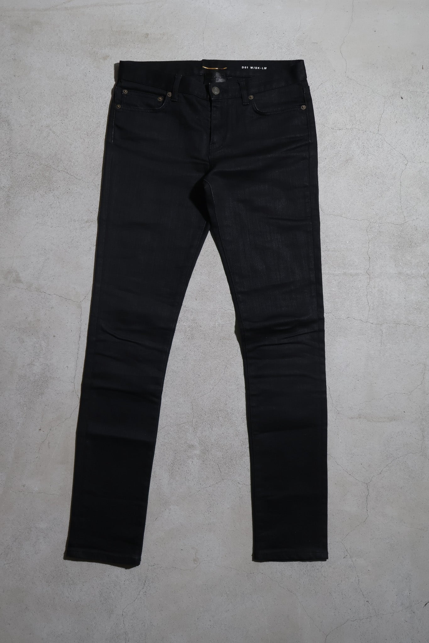 Saint Laurent AW14 Waxed D01 Denim